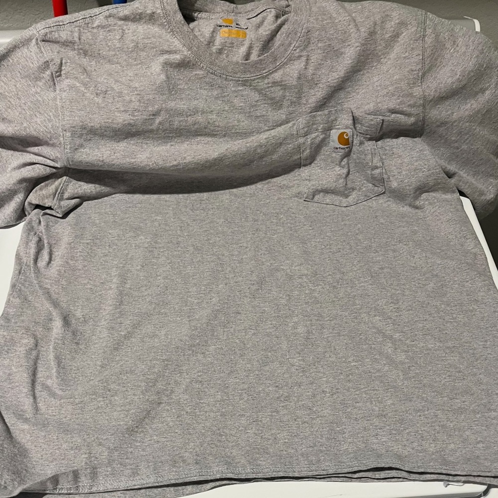 Carhartt Men's Heather Gray Short Sleeve Tee
